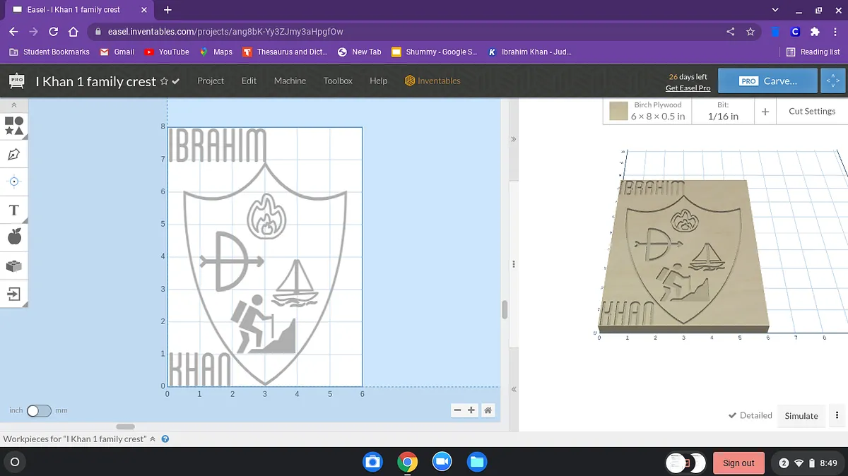 I Khan 1 family crest - image 1