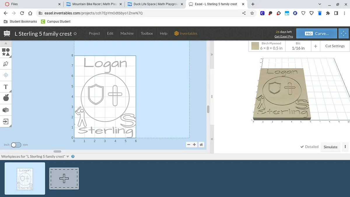L Sterling 5 family crest - image 1