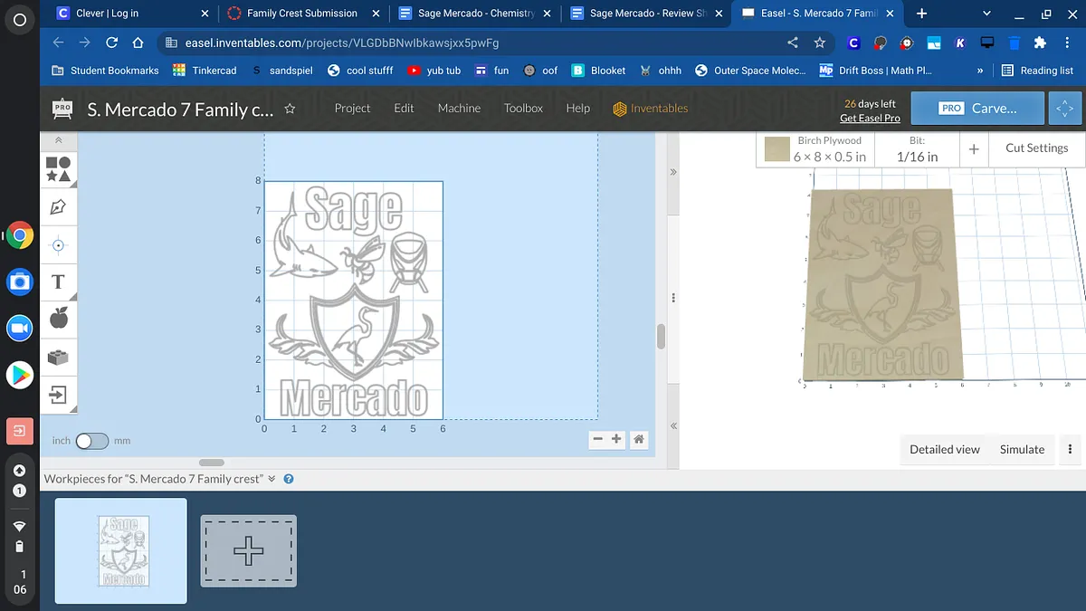 S. Mercado 7 Family crest - image 1
