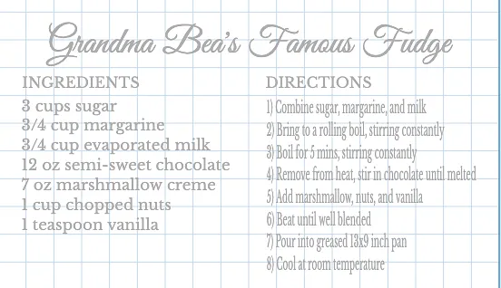 Grandma Bea Fudge - image 1