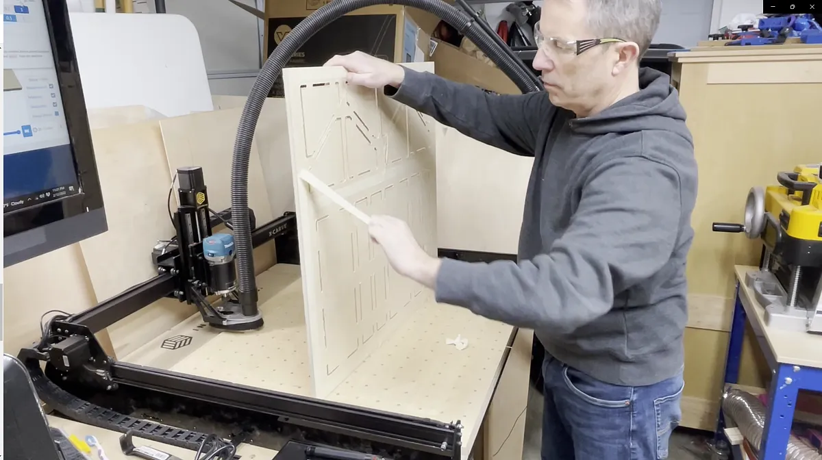 Tape Roll Holder with Hidden Shelf — Cut Out Parts (image 3)