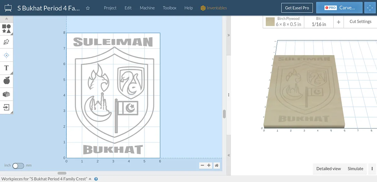 S Bukhat Period 4 Family Crest - image 1