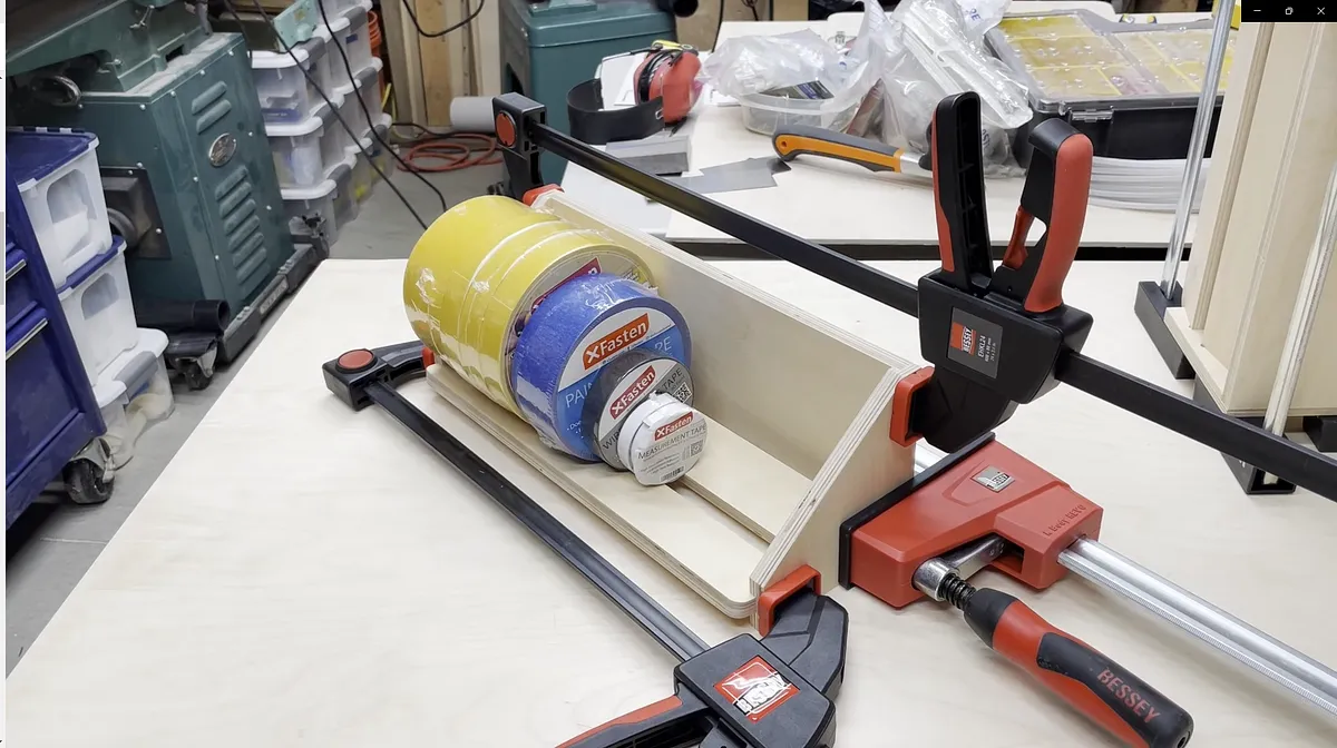 Tape Roll Holder with Hidden Shelf — Tools And Materials (image 2)