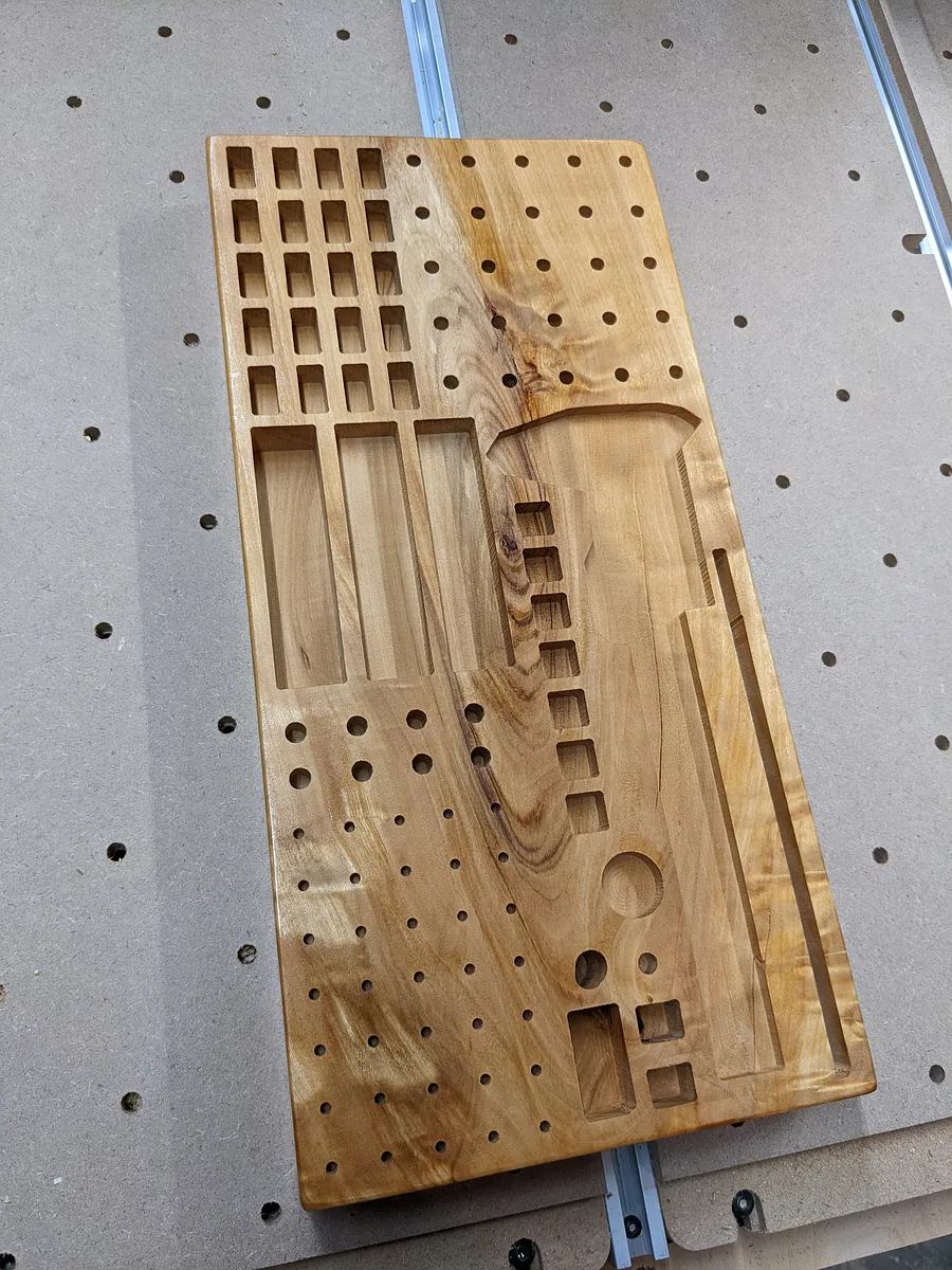 Bit, Clamp, & Tool Holder — Finished with Laquer - Empty