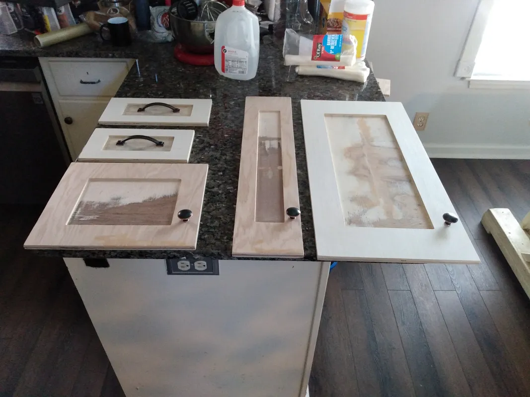 OAK CABINET C AND JJ - image 1
