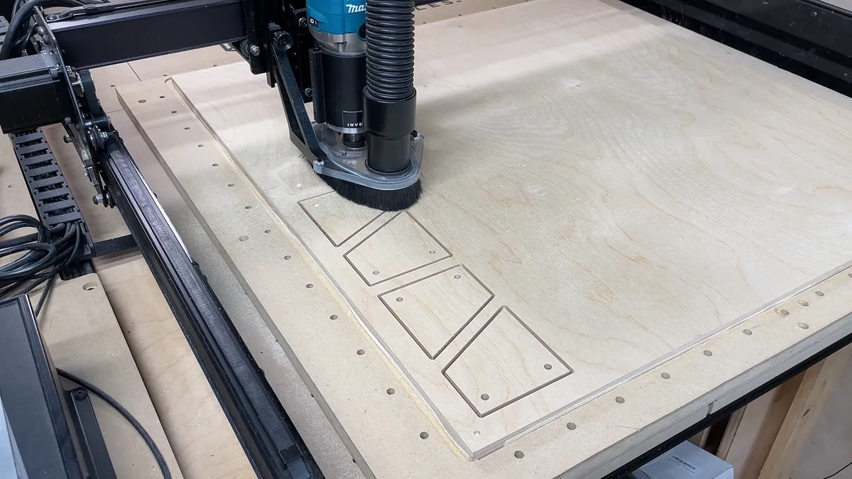 Hand Plane Holder — Cut Parts On The CNC