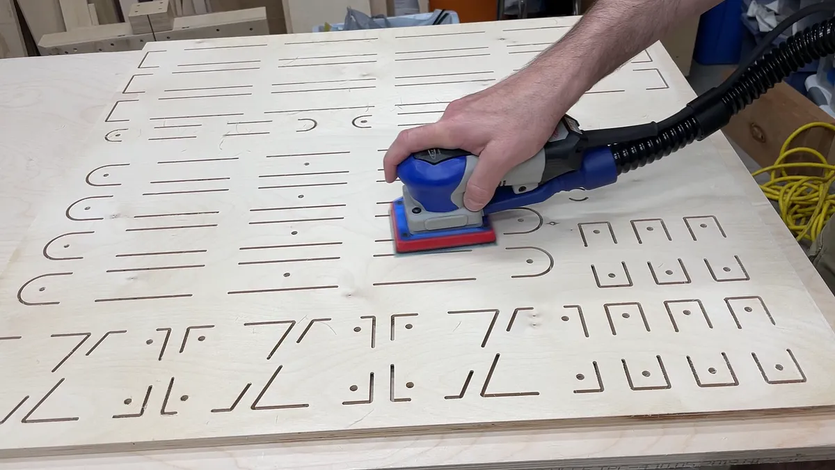 Hand Plane Holder — Separate And Sand Parts
