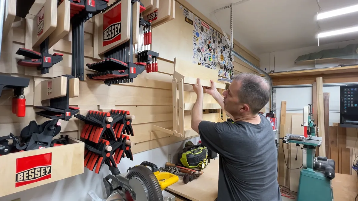 Hand Plane Holder — Hang On Wall And Add Tools