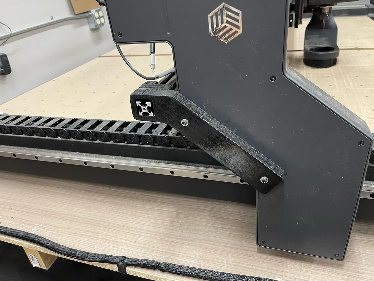 X-Carve Pro Gantry Light Bar — Glue the brackets together