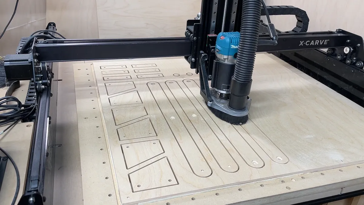 Hand Plane Holder — Cut Parts On The CNC (image 2)