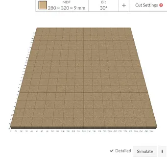 Grid 280mm X 320mm