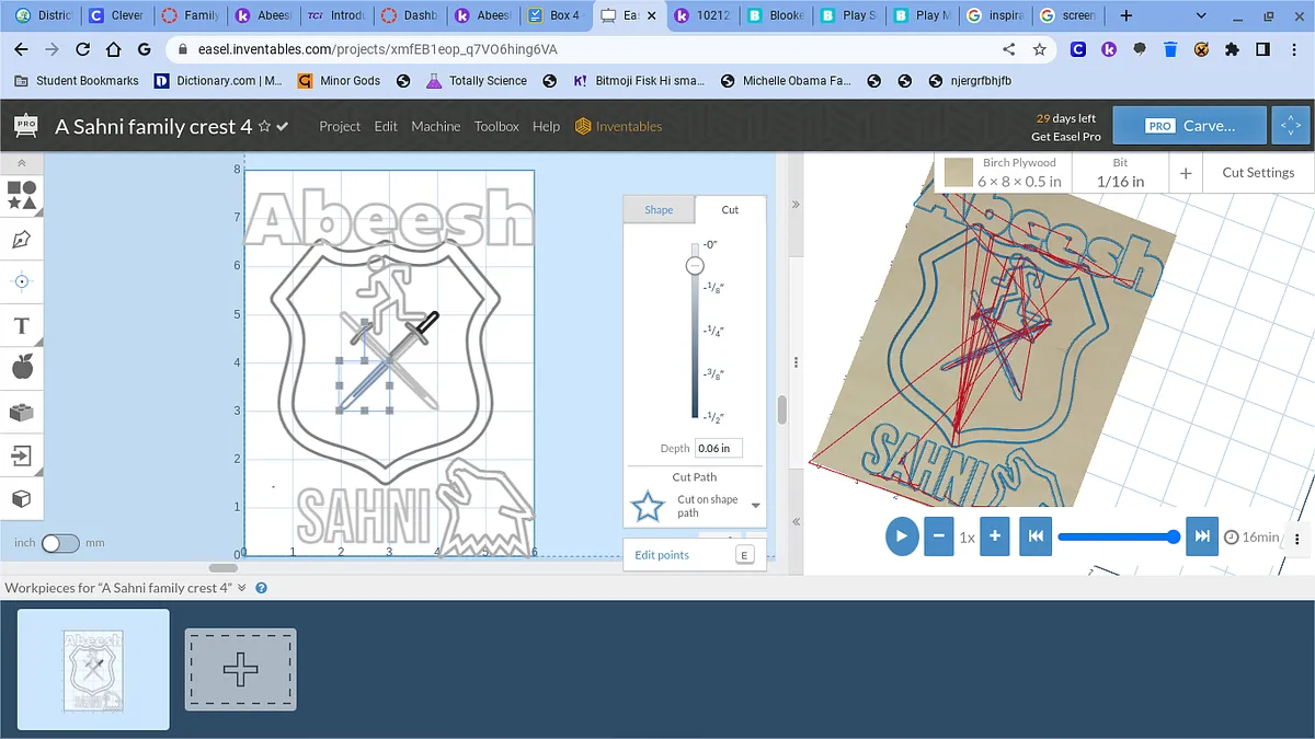 A Sahni  family crest 4 - image 1