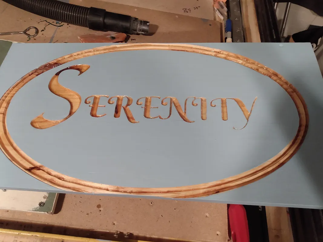 SERENITY OVAL SIGN - image 3
