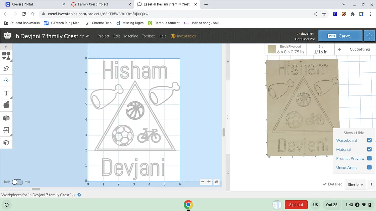 h Devjani 7 family Crest - image 1