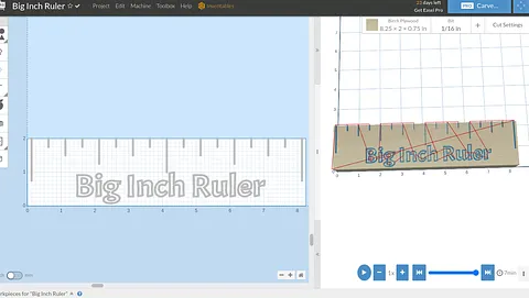 Big Inch Ruler