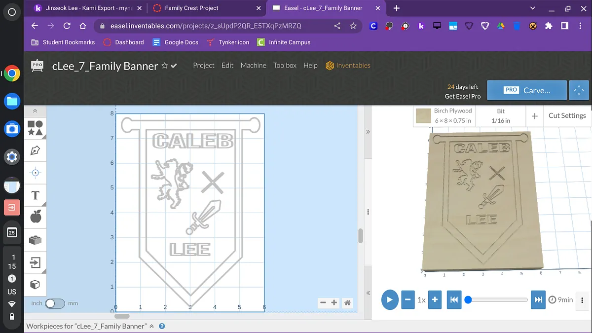 cLee 7 Family Crest - image 1