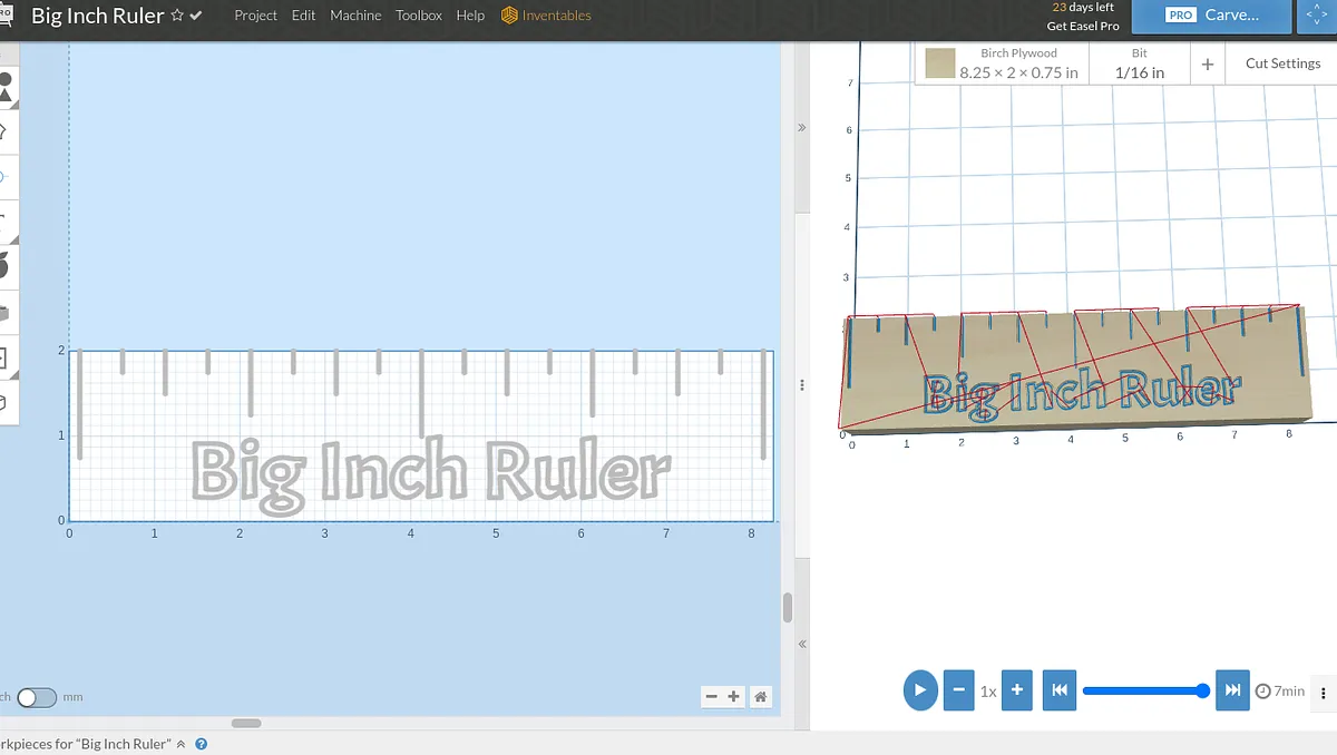 Big Inch Ruler - image 1