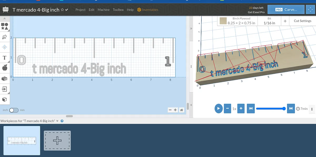 T mercado 4-Big inch - image 1