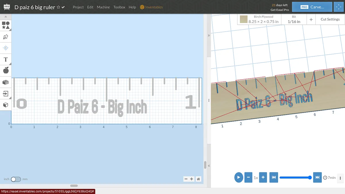 D paiz 6 big ruler - image 1