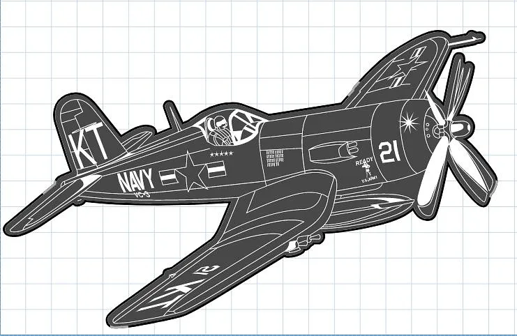 corsair plane - image 1