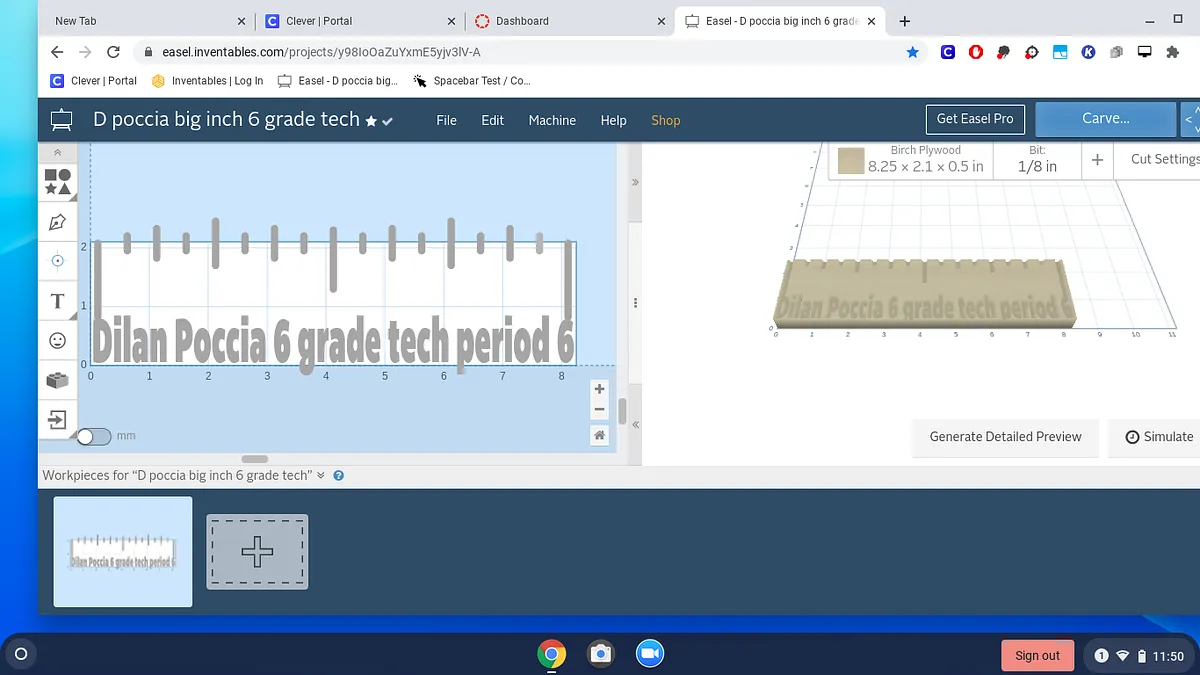 Dilan poccia big inch 6 grade tech - image 1