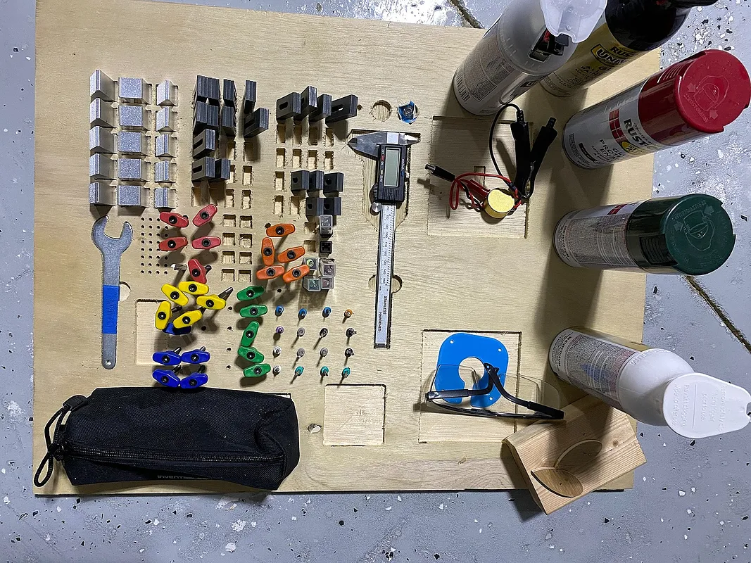 LRobs CNC Clamp and tool storage Nov 2020 - image 1