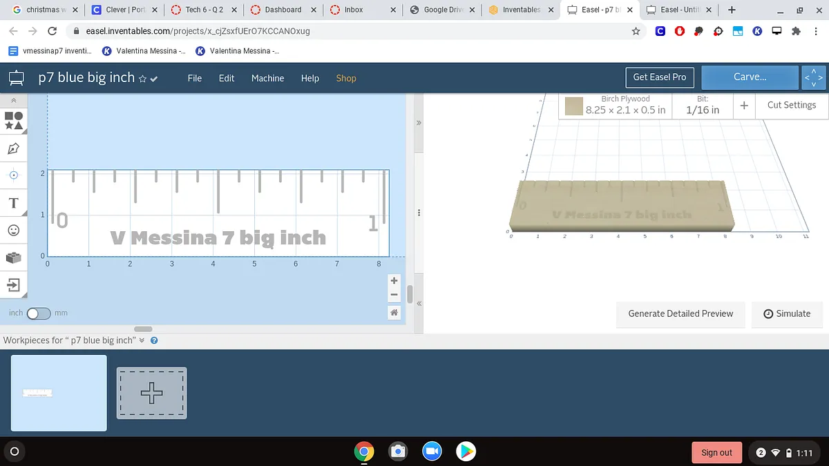  p7  blue big inch - image 1