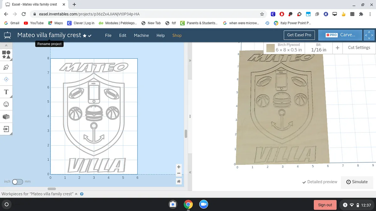 Mateo villa family crest - image 1