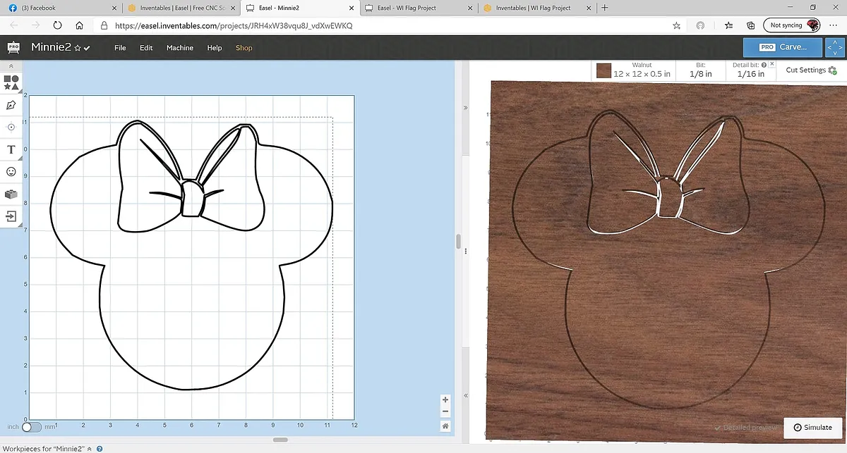 Help - Minnie cut out - image 1