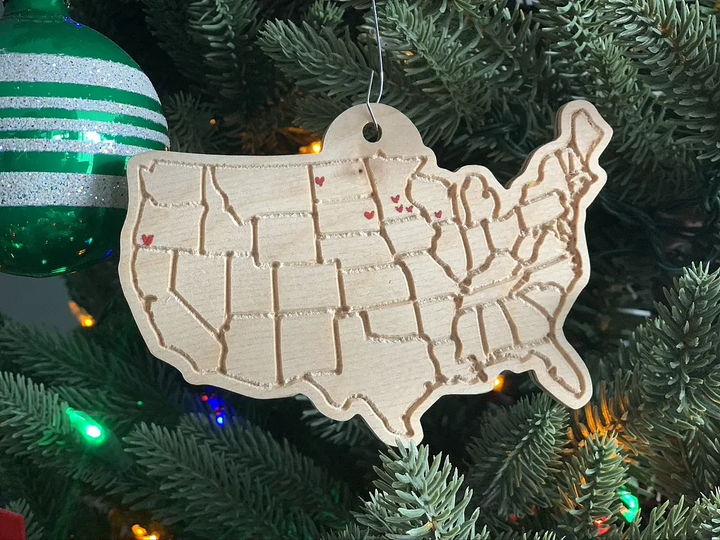 COVID Christmas Ornament - image 1