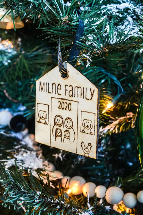 Personalizable house ornaments — Finish as desired