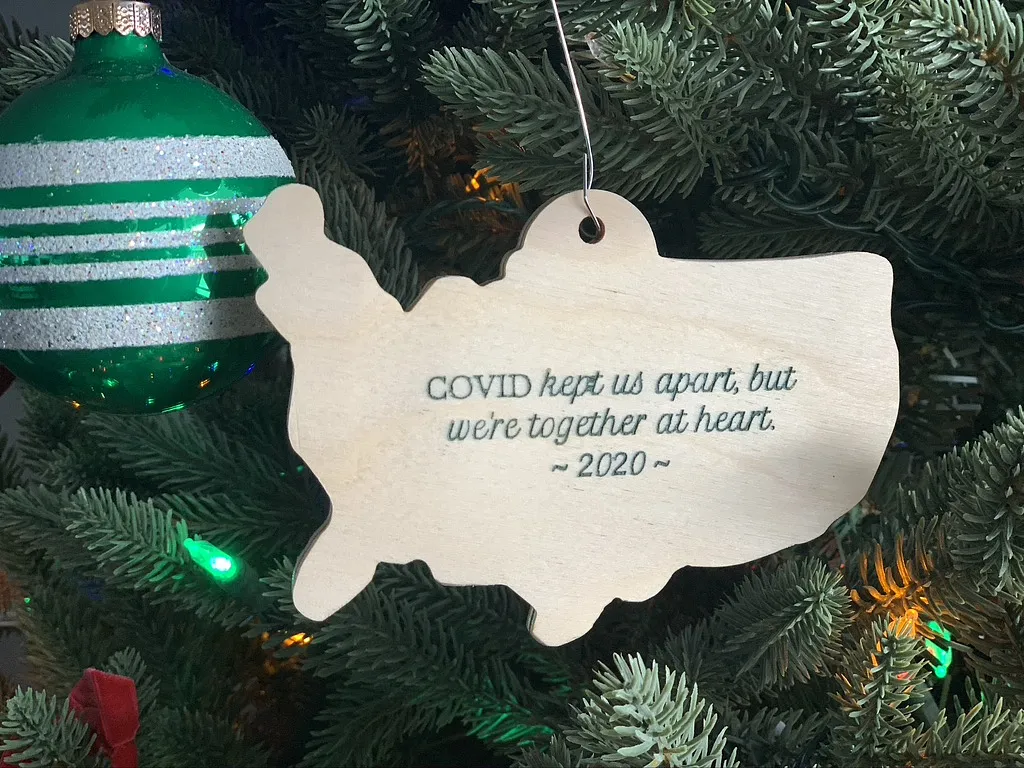 COVID Christmas Ornament - image 2