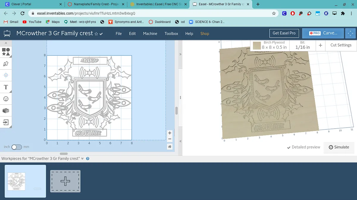 MCrowther 3 Gr Family crest - image 1