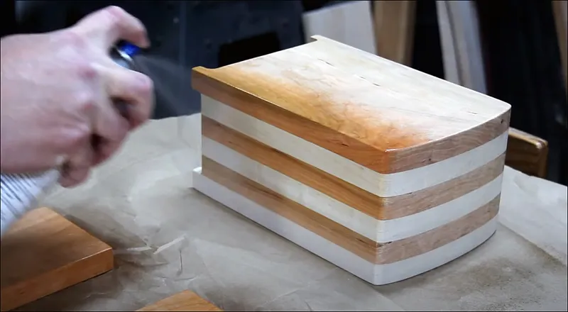 Modern Jewelry Box — Sanding and Finishing
