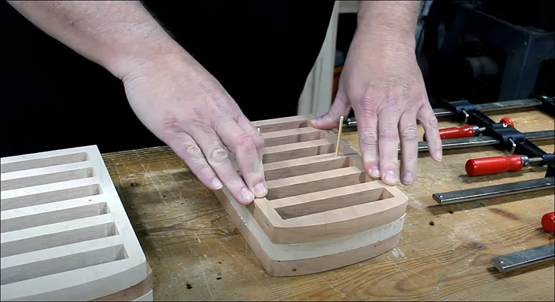Modern Jewelry Box — Glue Up the Box.