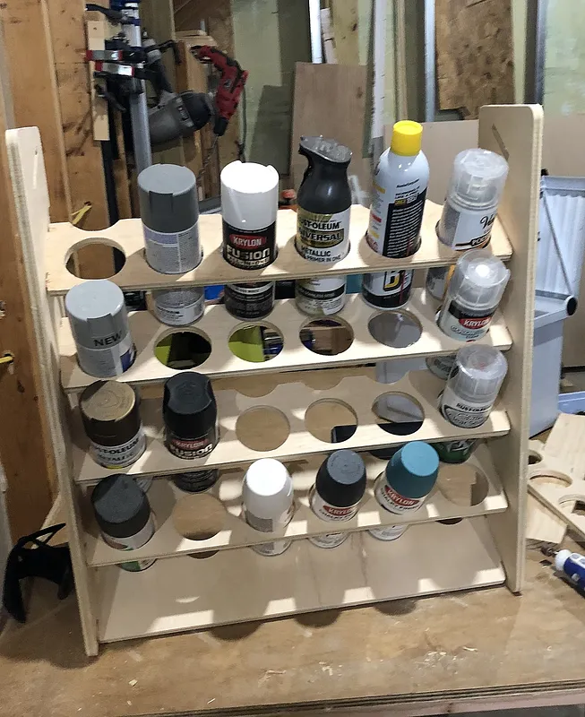 spraypaint rack - image 1