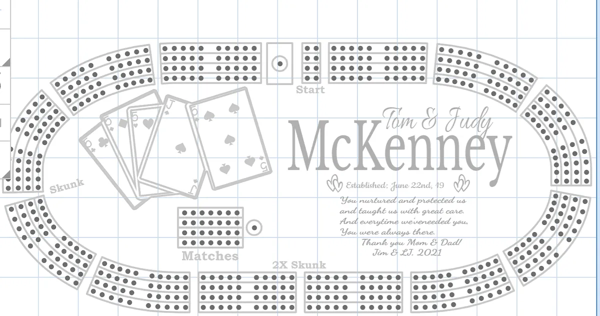 McKenney Cribbage Board - image 1
