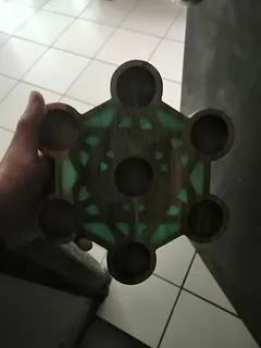 Porta velas Epoxi