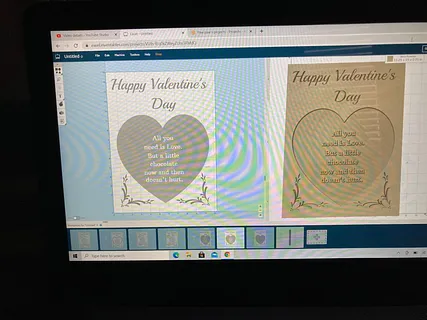 Valentine's Day with Easel