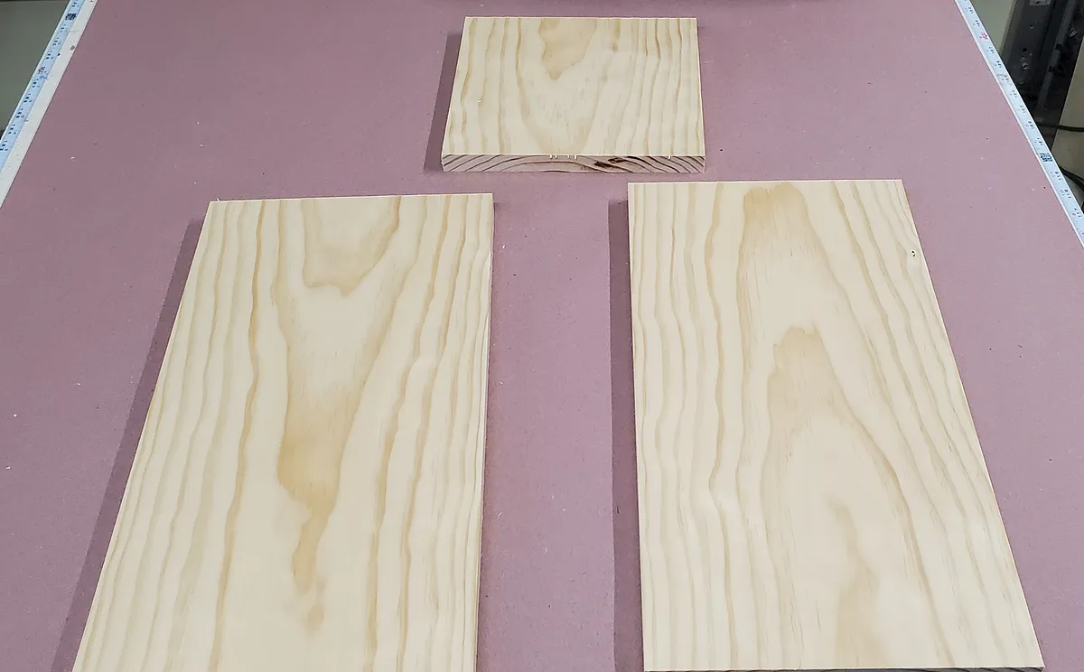 EaselProDesignChallenge-Rebus-RecycleBin — I started with a 1" x 10" x 48" (min) board