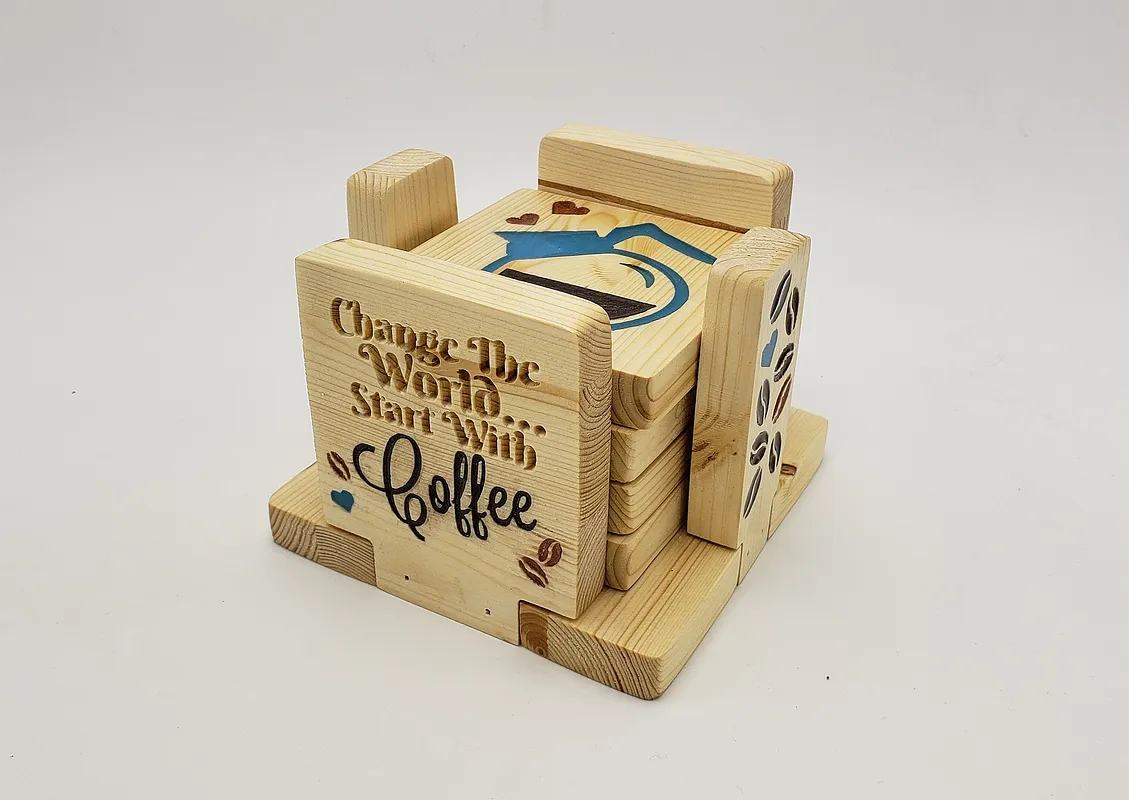 Coffee Coaster Set-of-4 - image 2