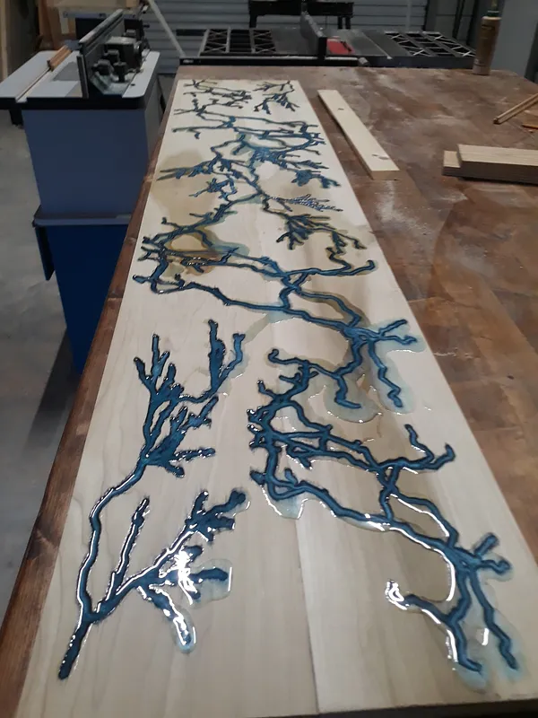 faux fractal table - image 3