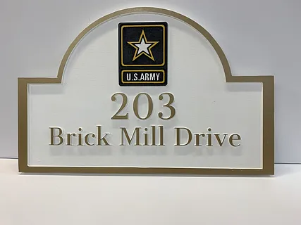 Street Address sign
