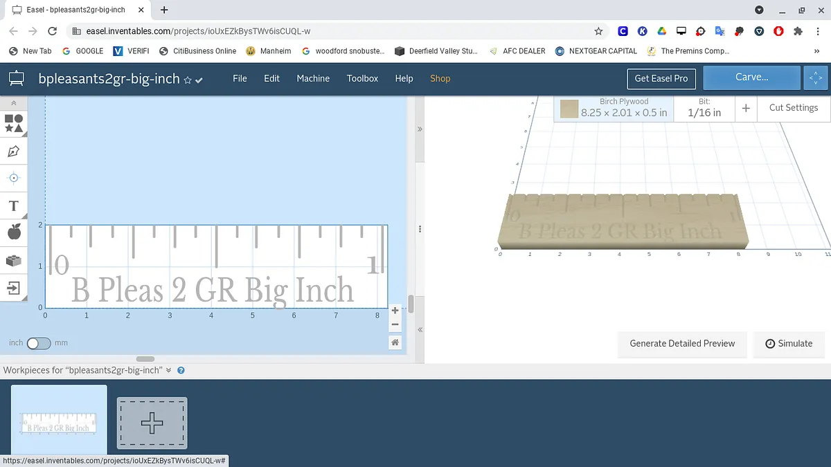 B PLEASANTS 2 GR BIG INCH - image 1