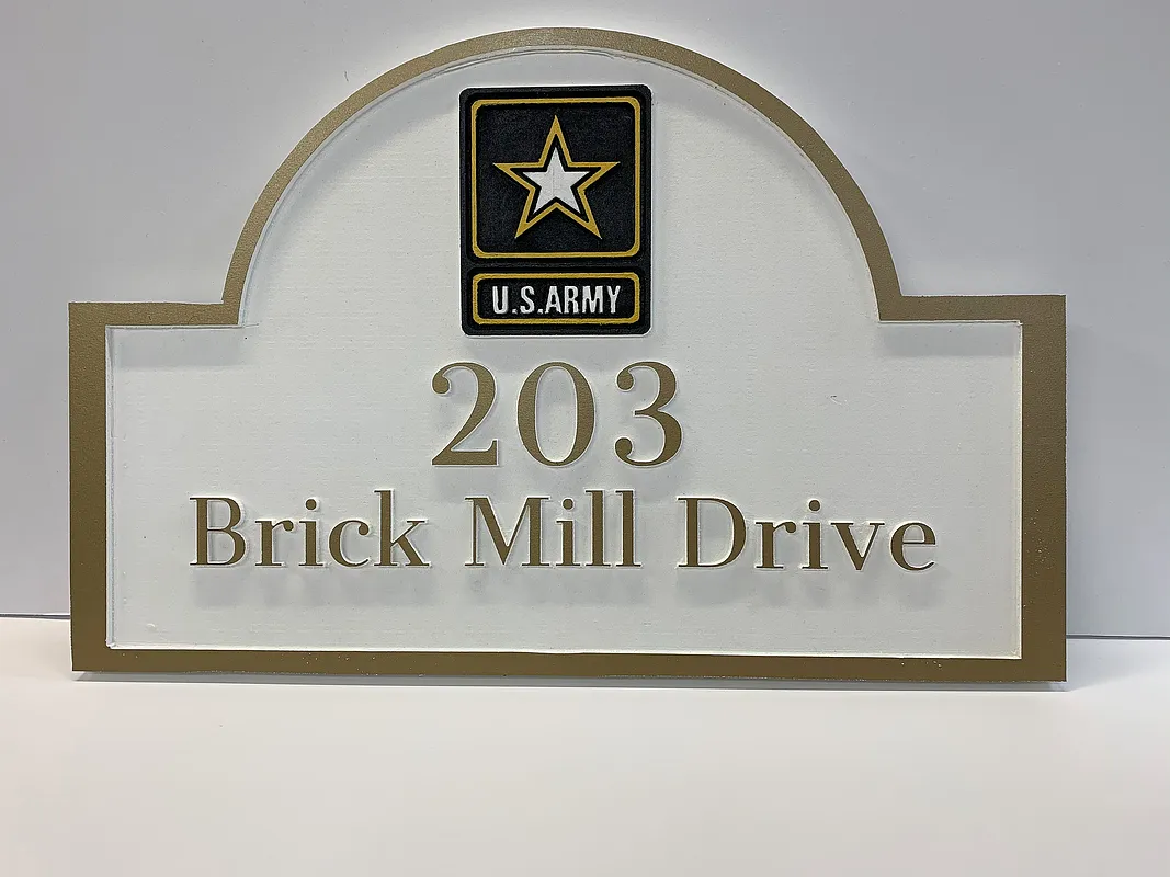 Street Address sign - image 1