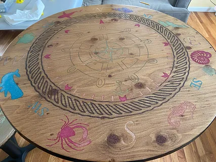 Ocean Themed Table Top