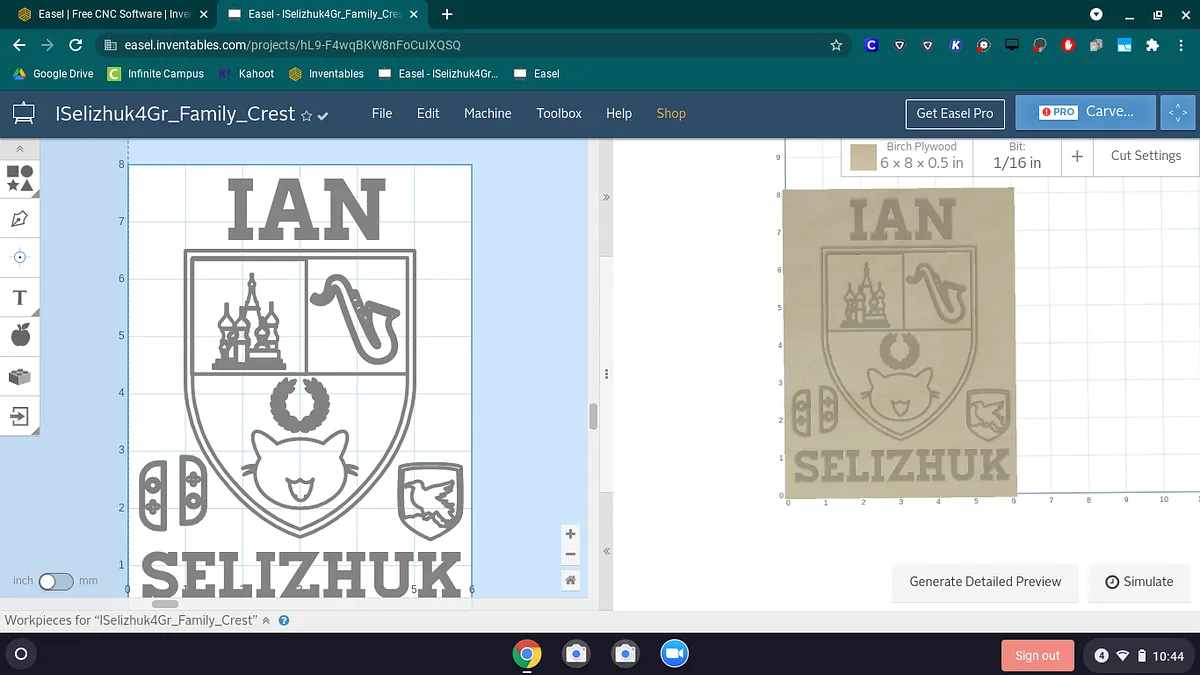 ISelizhuk4Gr_Family_Crest - image 1