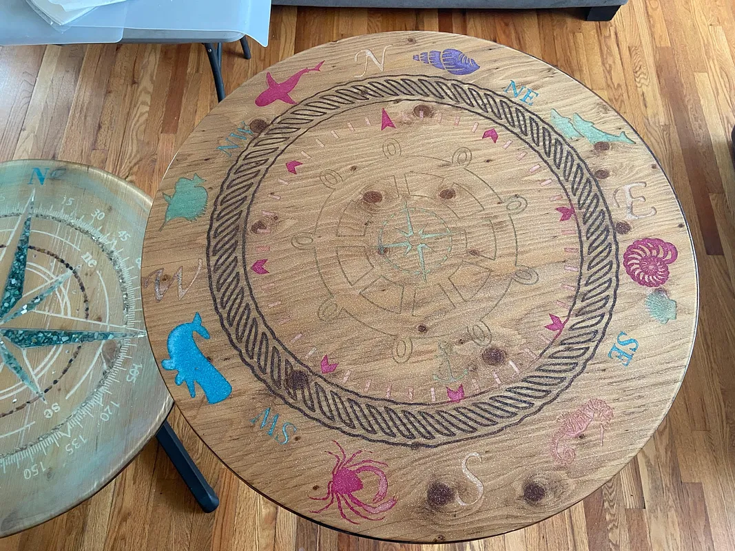 Ocean Themed Table Top - image 2