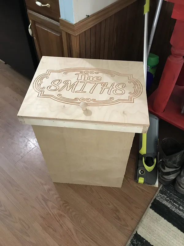 Kitchen trash can box - image 2