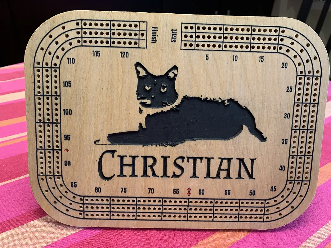 Racetrack Cribbage Board - image 3
